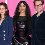 CANNES, FRANCE - APRIL 04: (L to R) Lucie Lucas, Tamara Marthe (aka Shy'm) and Jamie Bamber attend the pink carpet during the 5th Canneseries Festival - Day Four on April 04, 2022 in Cannes, France. (Photo by Pascal Le Segretain/Getty Images) (Photo by PASCAL LE SEGRETAIN / GETTY IMAGES EUROPE / Getty Images via AFP)